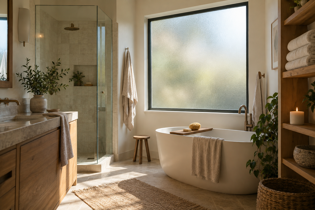 Make Your Bathroom Window Private While Keeping the Daylight