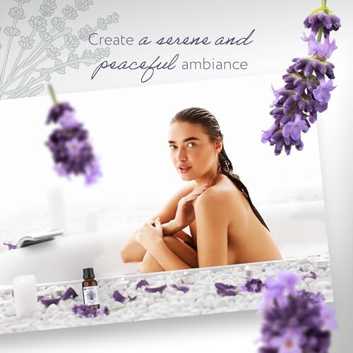 HBNO California Bottled Organic Lavender Essential Oil 1 fl oz (30ml) - USDA Certified Organic Lavender Oil for Skin, Perfect for Cleaning, Aromatherapy, DIY & Diffuser