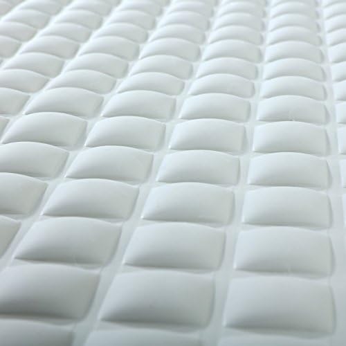 SlipX Solutions Extra Comfort Bathtub Mat Designed for Sensitive Feet, Cloud-Like Softness with Non-Slip Grip, Gray