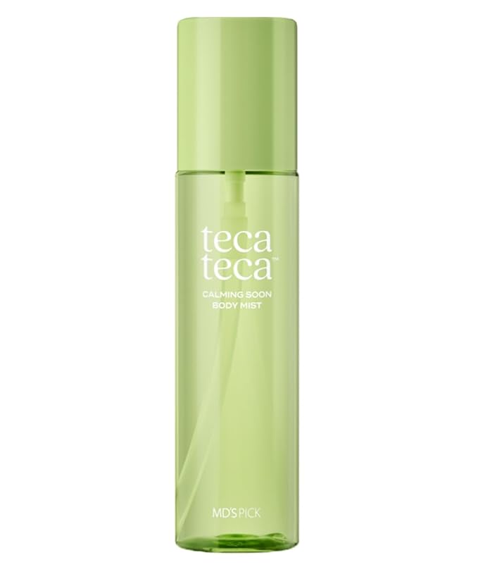 MD'S PICK Body Acne Spray, 360 Degrees Teca Teca Calming Soon Body Mist-Vegan,Fragrance Free, Body & Back Acne Treatment Mist (5.07 fl.oz)