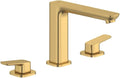 Grohe 101923GN00 Cubeo 3-Hole 2-Handle Deck Mount Tub Filler, Brushed Gold