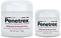 Penetrex Joint & Muscle Therapy Duo - Soothing Relief for Back, Neck, Hands, Feet & Nerves - Rub with Arnica, Vitamin B6 MSM & Boswellia - 2oz, 4oz
