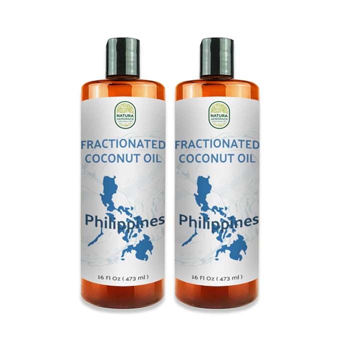 Fractionated Coconut Oil - Sourced Directly from our Farm Partner in the Philippines - Carrier Oil for Diluting Essential Oils, Body, Hair, and Skin Moisturizer - (32oz)