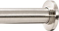 Ivilon Tension Curtain Rod - Spring Tension Rod for Windows or Shower, 54 to 90 Inch. Brushed Nickel