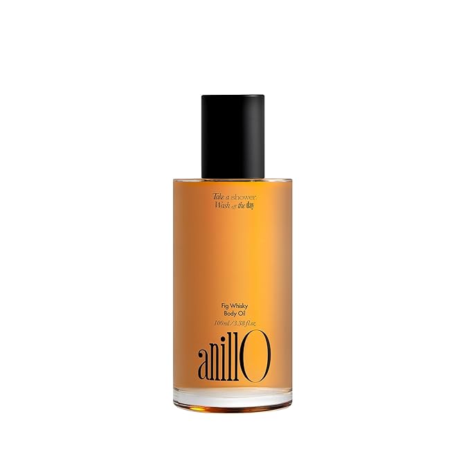 Fig Whisky Hydrating Body Oil – Fast-Absorbing & Non-Greasy Moisturizer with Fig, Argan & Jojoba Oils – Silky Smooth Glow & Deep Nourishment, Woody Scent, 3.38 fl. oz