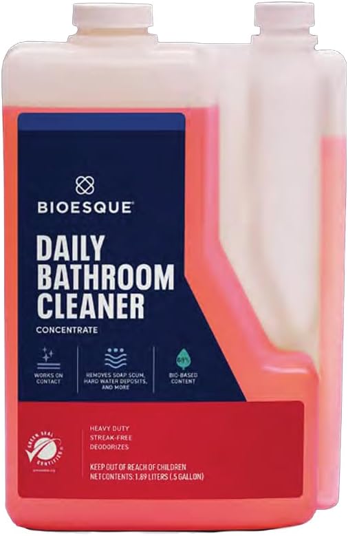 Bioesque Bathroom Cleaner Concentrate, 64 Fluid Ounce (Pack of 1)