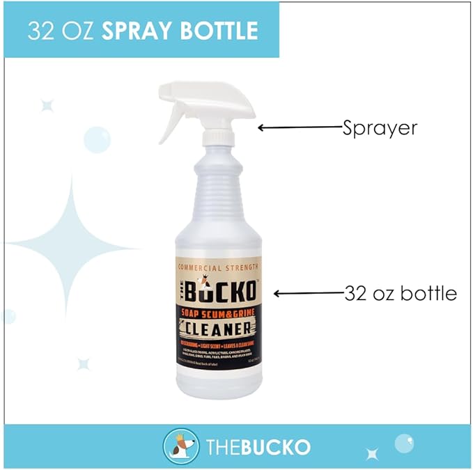 Soap Scum and Grime Cleaner (32oz + Sprayer)