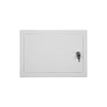 Repa Market 12 x 8 Inch Access Panel for Drywall/White Powder Coated Steel Wall Hole Cover/Lockable Access Door with Key/Heavy-Duty Service Hatch for Plumbing, Electrical, HVAC Access Door