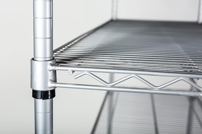Omega 21" Deep x 42" Wide x 96" High 3 Tier Gray Starter Shelving Unit