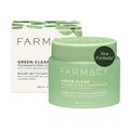 Farmacy Makeup Remover Cleansing Balm - Green Clean Waterproof Makeup Remover + Oil Based Cleanser - Newly Formulated Double Cleanser with Plant Based Waxes + Upcycled Moringa - Fragrance Free (200ml)