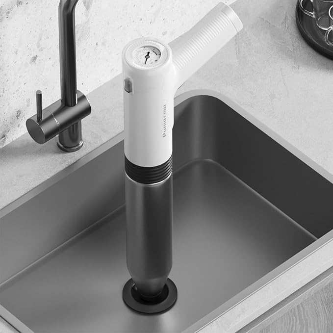 Electric Toilet Plunger,Unclog In One Shot,Remover For Bathroom,Kitchen Pipes Clog,High Pressure Air Plungers For Bathroom Heavy Duty