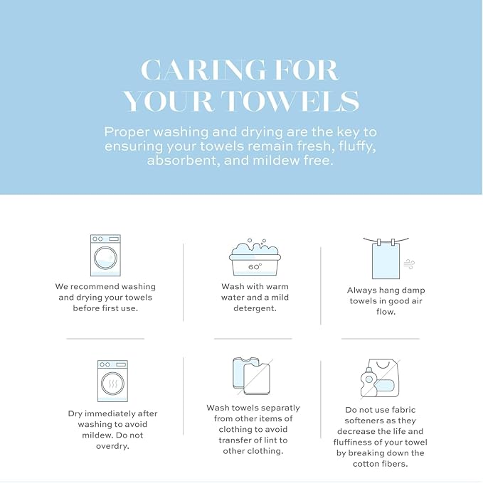 White Classic Luxury Bath Towel Set of 8 Pieces - 100% Turkish Cotton Highly Absorbent Towels for Bathroom, 2 Luxury Bath Towels 700GSM, 2 Hand Towels, 4 Washcloths, Sage Green