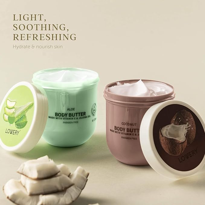 Christmas Gifts for Women - Whipped Body Butter Scented Body Lotion Set 36oz - Skincare Gift Set Self Care Gifts for Women, Shea Butter Lotion Moisturizing Cream, Mom, Grandma Gift Box