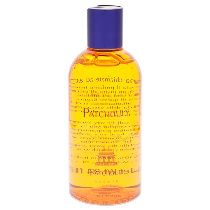 L'Erbolario Shower Gel - Protecting Body Soap with Essential Oil, Sunflower Oil - Body Wash for a Gentle Cleanse and Skin Toning - Patchouli - 8.4 oz