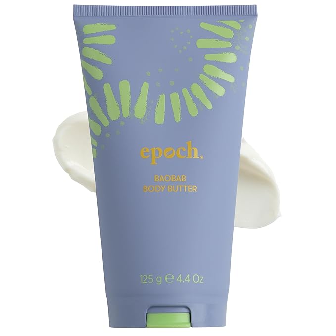 Nuskin Epoch Baobab Body Butter | Rich Cream Infused with Shea Butter and Ethnobotanical Baobab Fruit Extract for Deep Hydration, Softness, and Skin Resiliency | 1 Pack