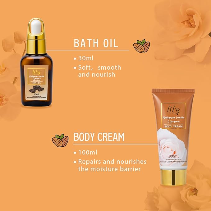 Christmas Gifts for Women - 17Pcs Vanilla Bath and Body Gift Basket Set for Women Spa Gift Baskets Spa Kit | Perfect Gifts for Valentines, Mothers Day, Birthday Gifts, Self Skin Care Gift Sets for Her