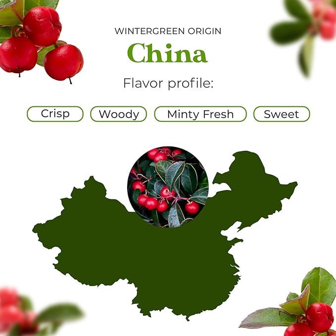 Sun Essential Oils - Wintergreen 4oz Bottle for Humidifier, Diffuser, Aromatherapy, Soap and Candle Making - Aromatherapy Oil