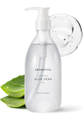 AROMATICA Organic Aloe Vera Gel 10.14oz/300ml, After Sun Care And Sunburn Relief with Pure Aloe Vera Gel Face&Hair, Sun Burn Moisturizer EWG Verified