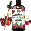 Pure Cherry Essential Oil (4 oz) - Natural Aromatherapy Scent for Diffusers, Humidifiers, DIY Candles, Soap Making, Bath & Home Fragrance