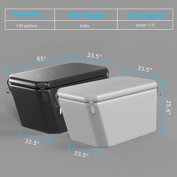 Angled Cold Plunge Tub Portable Ice Bath Tub for Athletes Fitness Recovery Water Chiller Compatible Cold Plunge Outdoor Ice Bathtub (Gray without Logo)