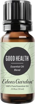 Edens Garden Good Health Essential Oil Blend- 100% Pure Premium Grade, Undiluted, Natural, Therapeutic, Aromatherapy, The Best for Diffusing, Skin, Laundry, Humidifiers 10 ml (.33 fl oz)