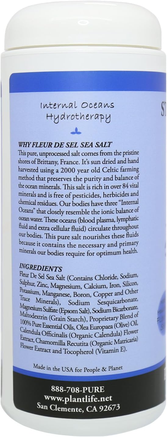 Stress Relief Therapeutic Mineral Bath Salt- 16 oz.