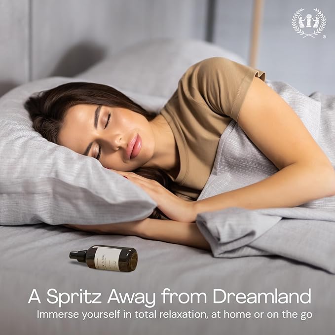Muse Apothecary Pillow Ritual - Aromatic, Calming and Relaxing Pillow Mist, Linen and Fabric Spray - Infused with Natural Aromatherapy Essential Oils - 8 oz, Cara Orange + Fig + Blackberry Vanilla