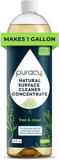 Puracy Multi-Surface Cleaner Concentrate - Plant-Powered Everyday Surface Cleaner - Natural All Purpose Cleaning Solution As Seen on TikTok (Free & Clear, 16 fl oz)
