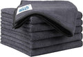 HOMEXCEL Grey Microfiber Cleaning Cloth 6 Pack, 12.5 x 12.5 inch Microfiber Towels for Cars, Ultra Absorbent Car Washing Cloth, Lint Free Streak Free Cleaning Rags for Car, Kitchen, and Window