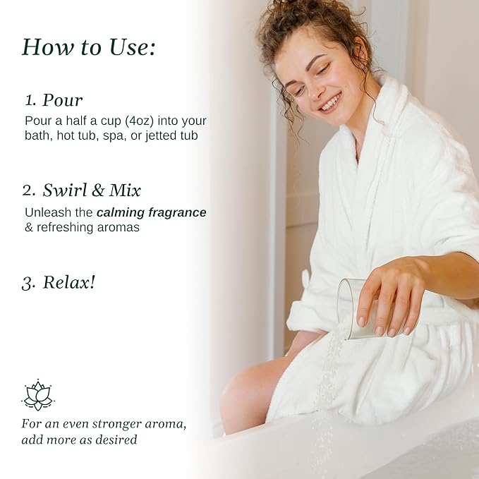 Relax Spa & Bath, Epsom & Dead Sea Salts, Aromatherapy Bath Salts for Hot Tub, Bath, or Spa, Infused with Magnesium, 32 oz Each, 4-Pack