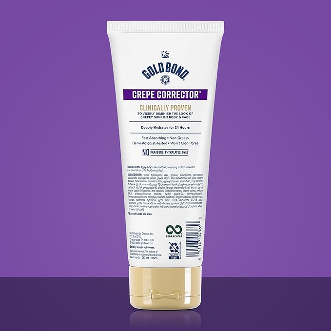 Gold Bond Age Renew Crepe Corrector Body Lotion, Replenishing & Smoothing Formula, 8 oz.
