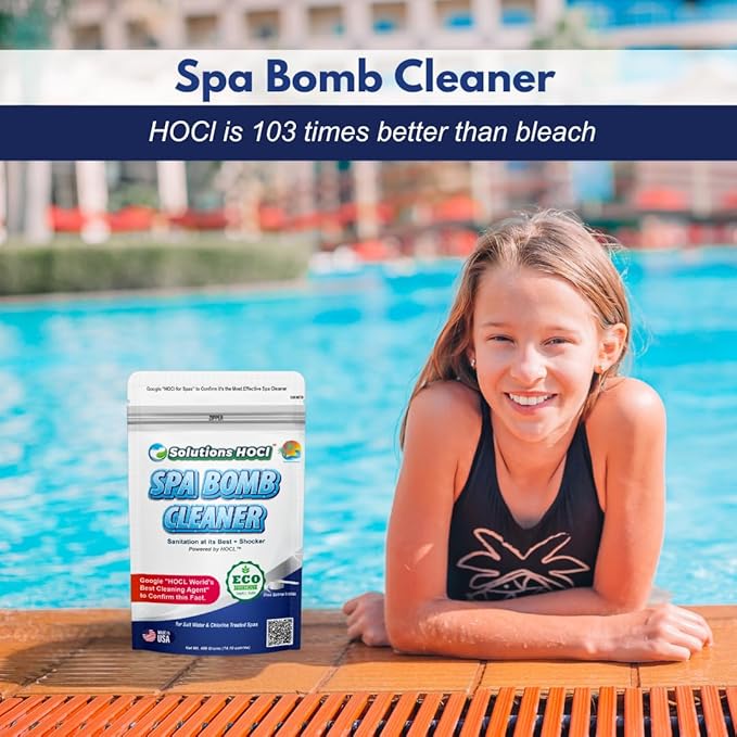Spa, Hot Tub, Bathtubs & Whirlpools Cleaner - Spa Surface Cleaner Bomb - Super Cleans Your Spa - 400 Grams Pack, SB 400G