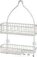 Simple Houseware Stainless Steel Bathroom Hanging Shower Head Caddy Organizer (26 x 16 x 5.5 inches)