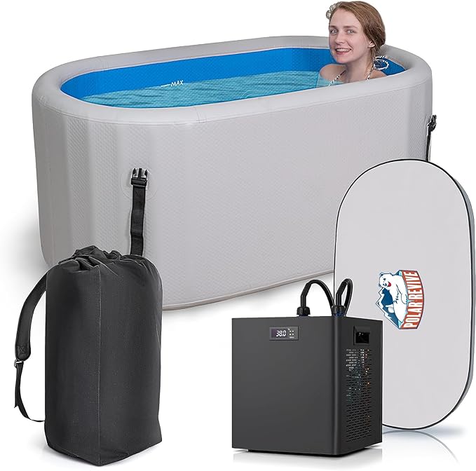 Inflatable Ice Bathtub With Chiller