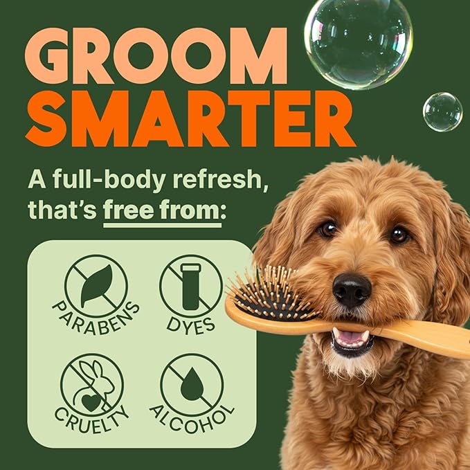 TropiClean Citrus Flea & Tick Shampoo for Dogs, Soothing Bite Relief, Fresh Citrus Scent, Made in the USA, 20oz.