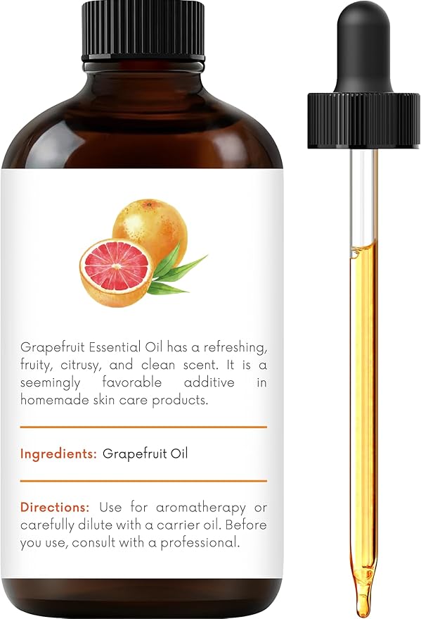 Handcraft Blends Grapefruit Essential Oil – 1 Fl Oz – 100% Pure and Natural – Premium Grade Essential Oil for Diffuser and Aromatherapy, Skin, Massage, Candle and Soap Making Fragrance