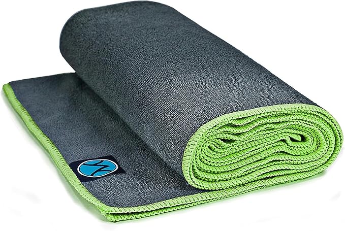 Youphoria Yoga Microfiber Non-Slip Towel - Hot Yoga Mat Towel for Enhanced Grip and Sweat Absorption