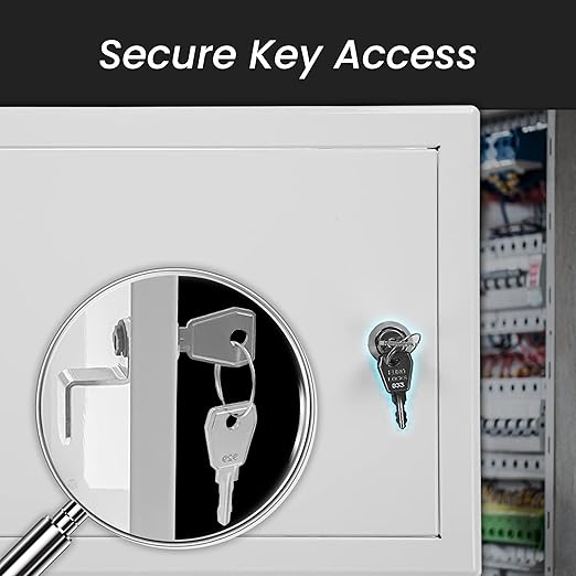 Repa Market 12 x 8 Inch Access Panel for Drywall/White Powder Coated Steel Wall Hole Cover/Lockable Access Door with Key/Heavy-Duty Service Hatch for Plumbing, Electrical, HVAC Access Door