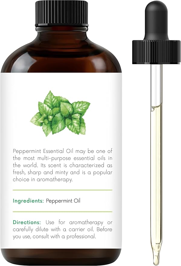 Handcraft Blends Peppermint Essential Oil – 1 Fl Oz – 100% Pure and Natural – Premium Grade Essential Oil for Diffuser and Aromatherapy, Skin, Massage, Candle and Soap Making Fragrance