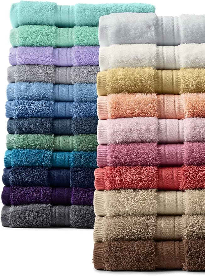 Lands' End Supima Towel Deep Sea Navy 6 Piece Towel Set