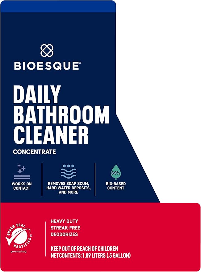 Bioesque Bathroom Cleaner Concentrate, 64 Fluid Ounce (Pack of 1)