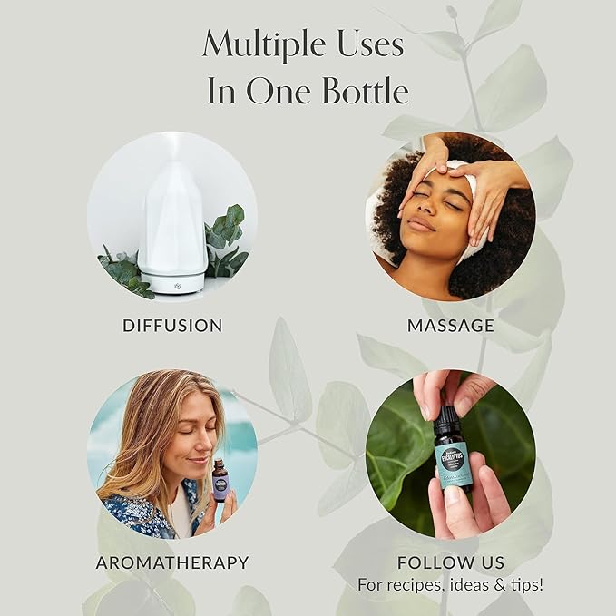 Edens Garden Eucalyptus- Smithii Essential Oil- 100% Pure Premium Grade, Undiluted, Natural, Therapeutic, Aromatherapy, The Best for Diffuser, Skin, Hair, Humidifiers 30 ml (1 fl oz)