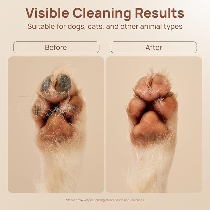 HICC PET Glove Wipes Pro – Pet Cleaning Gloves for Dogs & Cats – Infused with Coconut Oil & Plant Extracts – Hypoallergenic, Gentle, Spa-Like Care at Home