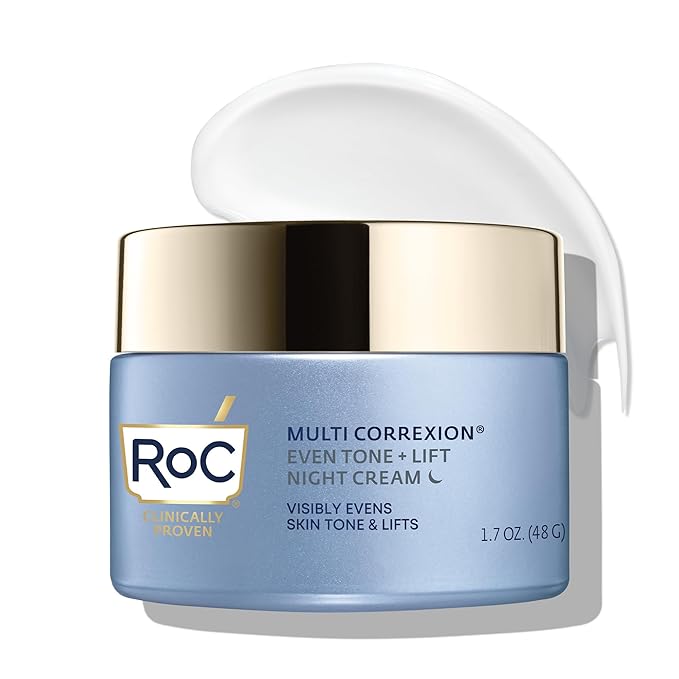 RoC Multi Correxion 5 in 1 Restoring, Anti Aging Night Cream for Face with Hexinol, 1.7 Ounces (Packaging May Vary)