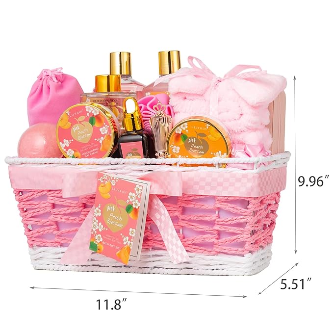 Christmas Gifts for Women Gift - 23-Piece Relaxing Bath and Body Gift Baskets Set Spa Gift Baskets for Women, Gift Sets | Mothers Day Gift for Mom, Birthday Present, Holiday, Anniversary Gift Idea