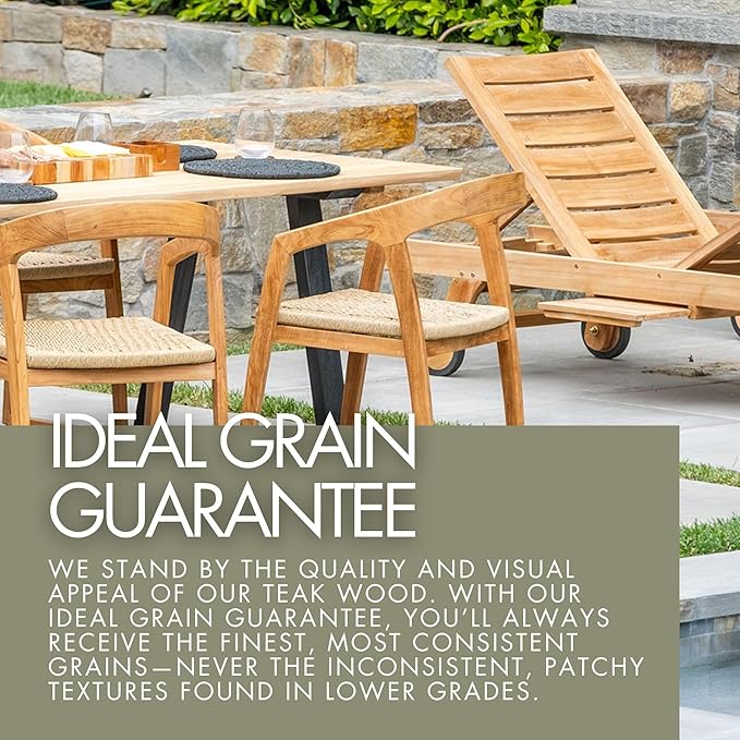 Nordic Style Premium Teak Shower and Bath Mat for Indoor and Outdoor Use - Non-Slip Wooden Platform for Spa, Sauna, Pool, Hot Tub - Flooring Decor and Protector (24" x 24", Natural Finish)