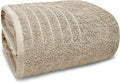Tens Towels Pack of 1 Jumbo Bath Sheet 40 x 80 Inches, Extra Large & Light Weight, Quicker to Dry, 100% Cotton, Super Soft & Absorbent, Perfect to Wrap Yourself in, Beige