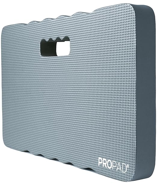 Thick Kneeling Pad, Garden Kneeler for Gardening, Bath Kneeler for Baby Bath, Kneeling Mat for Exercise & Yoga, Knee Pad for Work, Floor Foam Pad, Extra Large (XL) 18 x 11 x 1.5 Inches, Gray