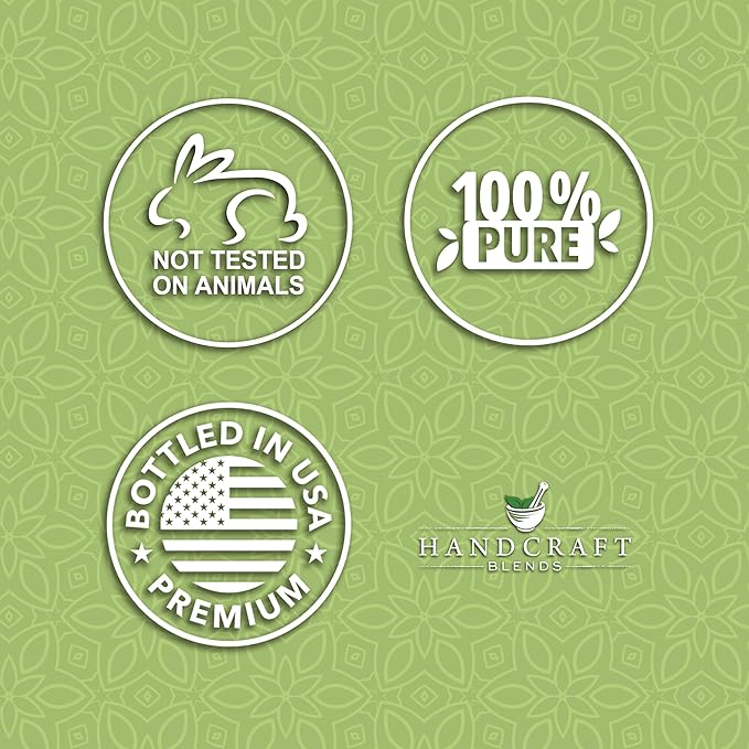 Handcraft Blends Peppermint Essential Oil – 1 Fl Oz – 100% Pure and Natural – Premium Grade Essential Oil for Diffuser and Aromatherapy, Skin, Massage, Candle and Soap Making Fragrance