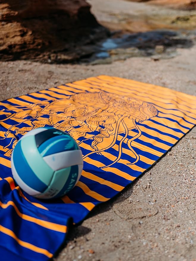 4Monster Microfiber Beach Towel Quick Dry,Super Absorbent Lightweight Travel Towel for Swimmers, Sand Free Camping Towel, Beach Towels for Pool,Swim,Water Sports,Yoga